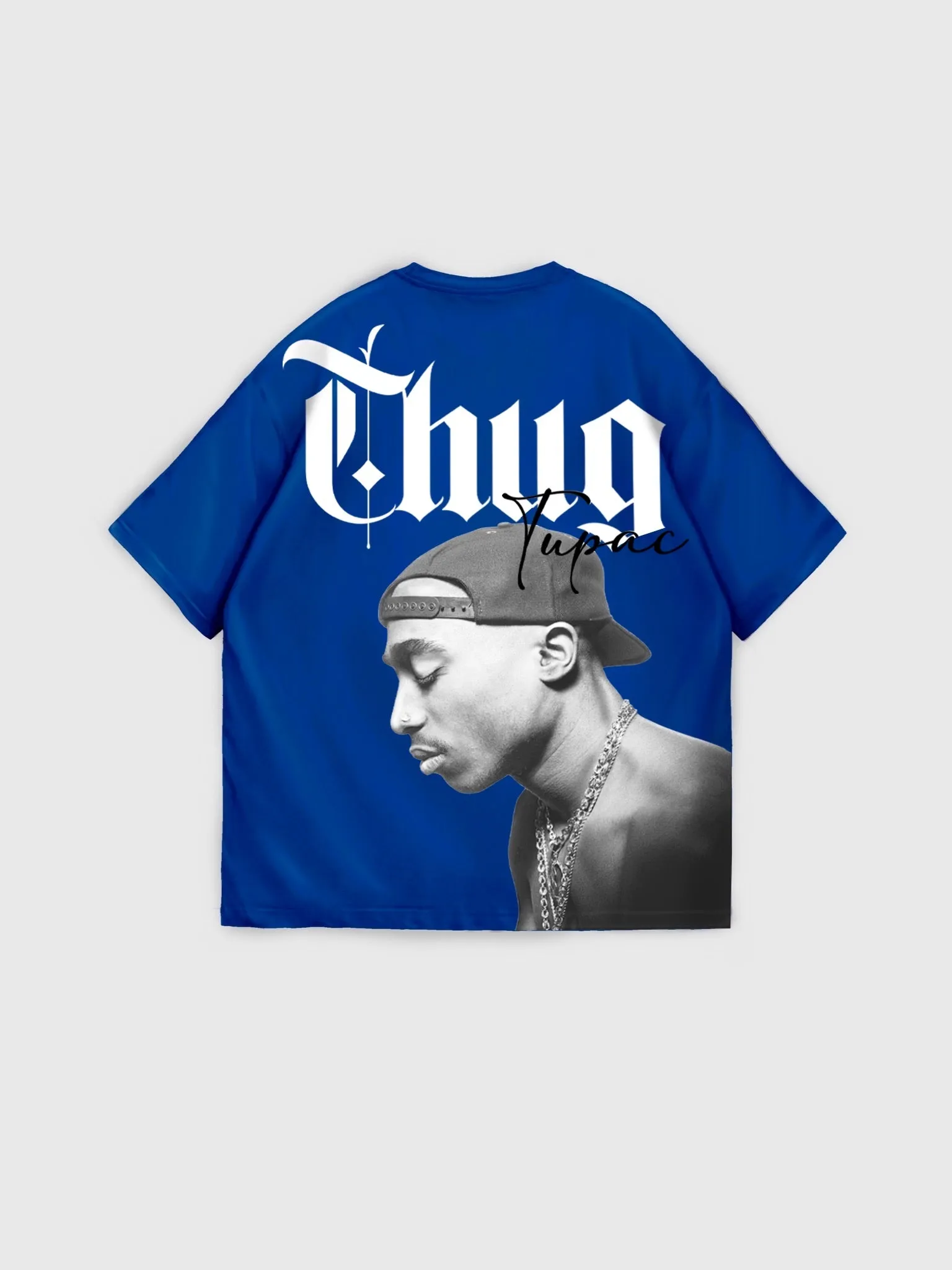 Oversize Thug Life T-shirt - Saks