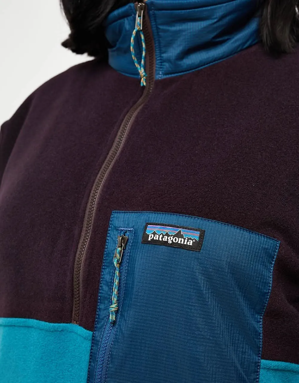 Patagonia Microdini 1/2 Zip Pullover Fleece - Belay Blue