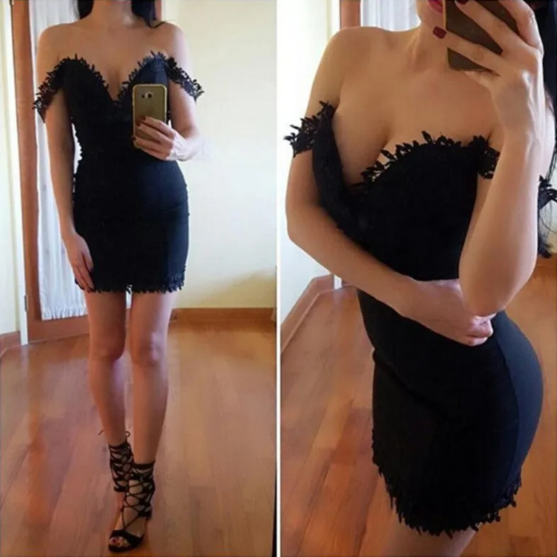 Popular Europe Trendy V-Neck Lace Slimming Sexy Pencil Dress Spaghetti Strap Cami Dress