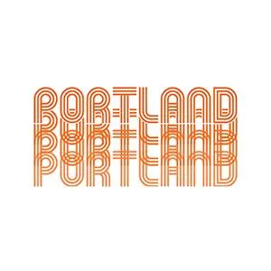 Portland Retro Fade *Limited Edition* T-Shirt - Unisex Heather Maroon