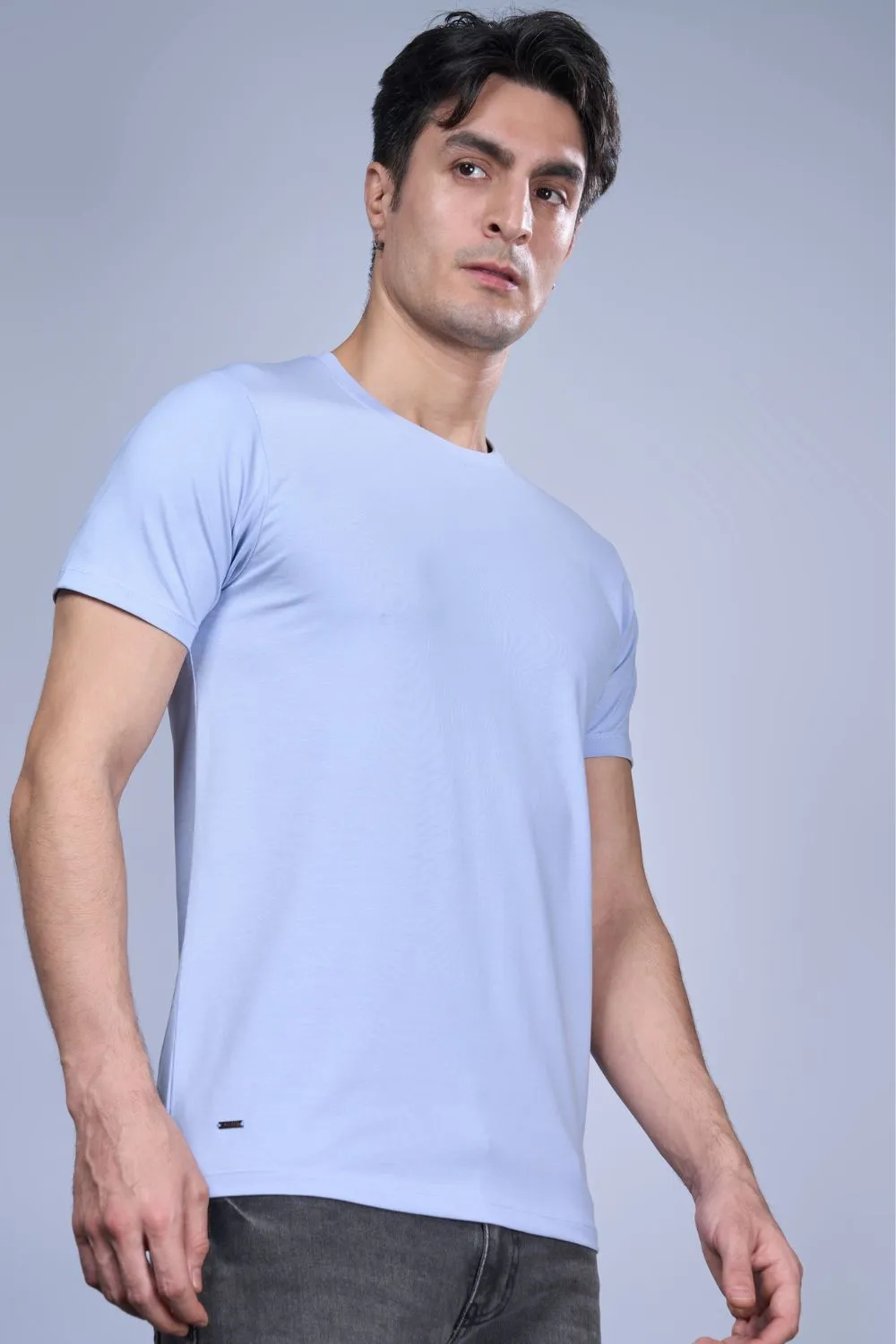 Powder Blue - Stretch t-shirt