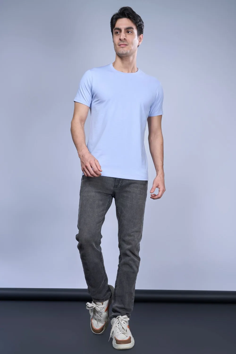 Powder Blue - Stretch t-shirt