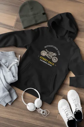 " STREET RACE "- MOTO EXPOLRERCLUB - WINTER HOODIES