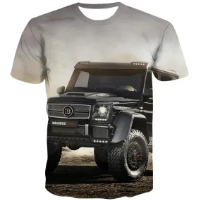 Racing Car T shirts Men Metal Tshirt Printed City Tshirts Cool Gray Tshirt Anime Retro T shirts Funny