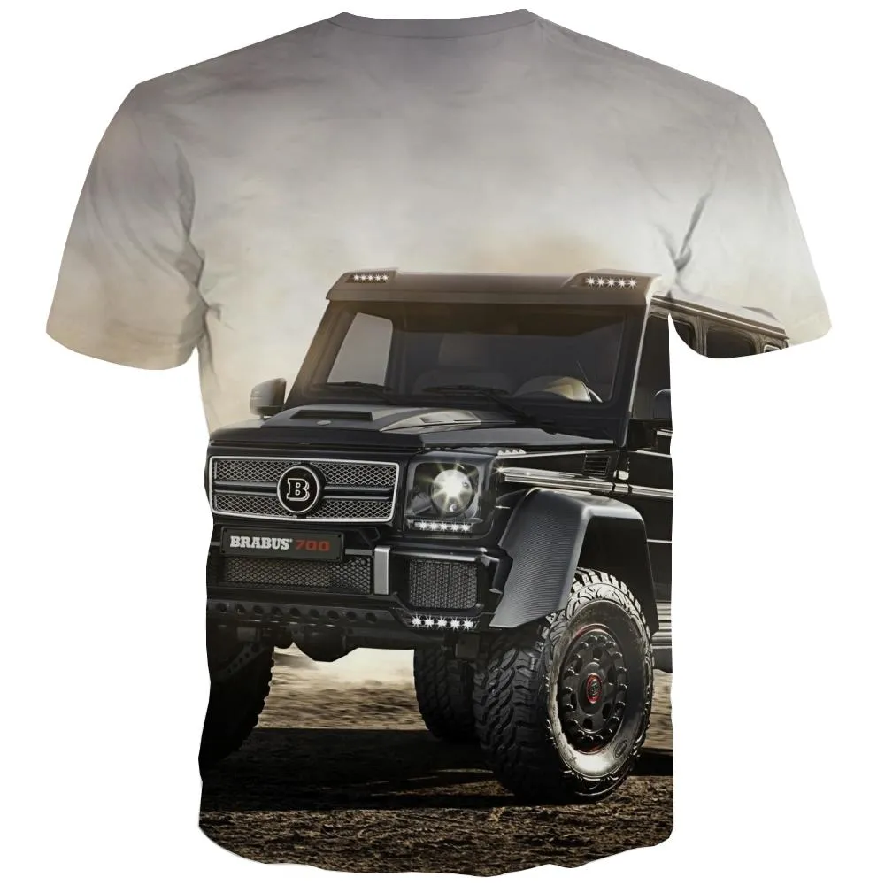 Racing Car T shirts Men Metal Tshirt Printed City Tshirts Cool Gray Tshirt Anime Retro T shirts Funny