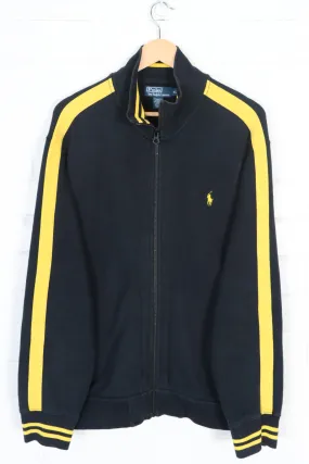 RALPH LAUREN POLO Yellow & Navy Track Jacket  (XL)