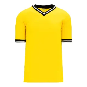 Retro V-Neck Dry Flex Pullover Yellow-Black Jersey