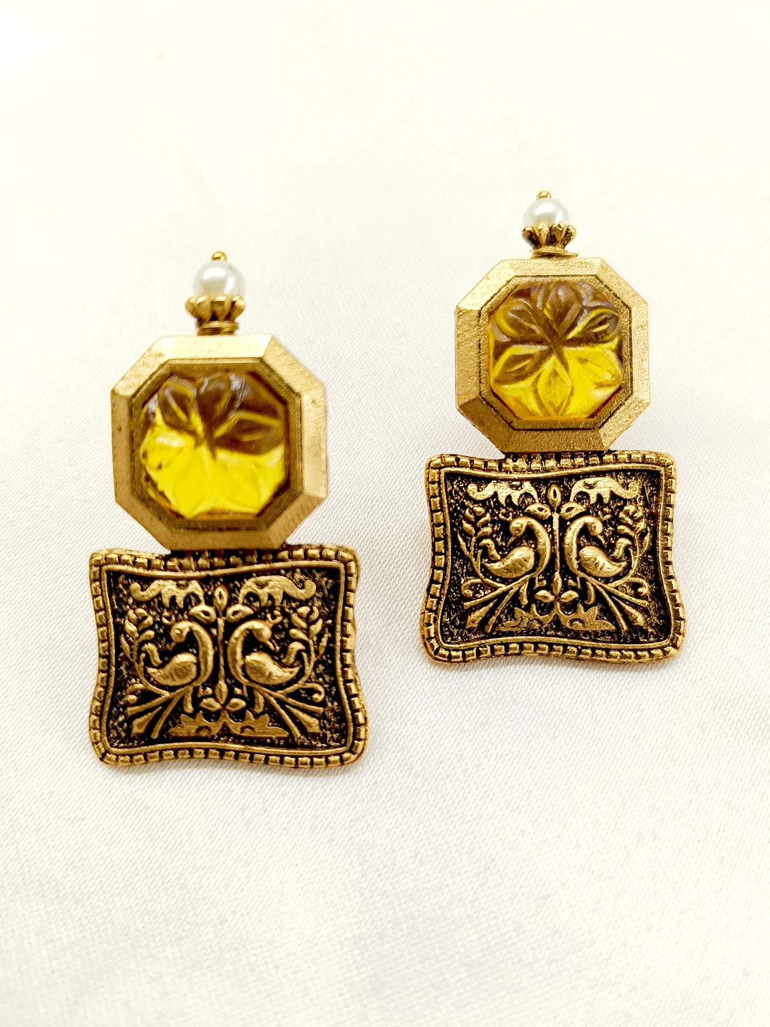 Riddhi Yellow Boutique Earrings