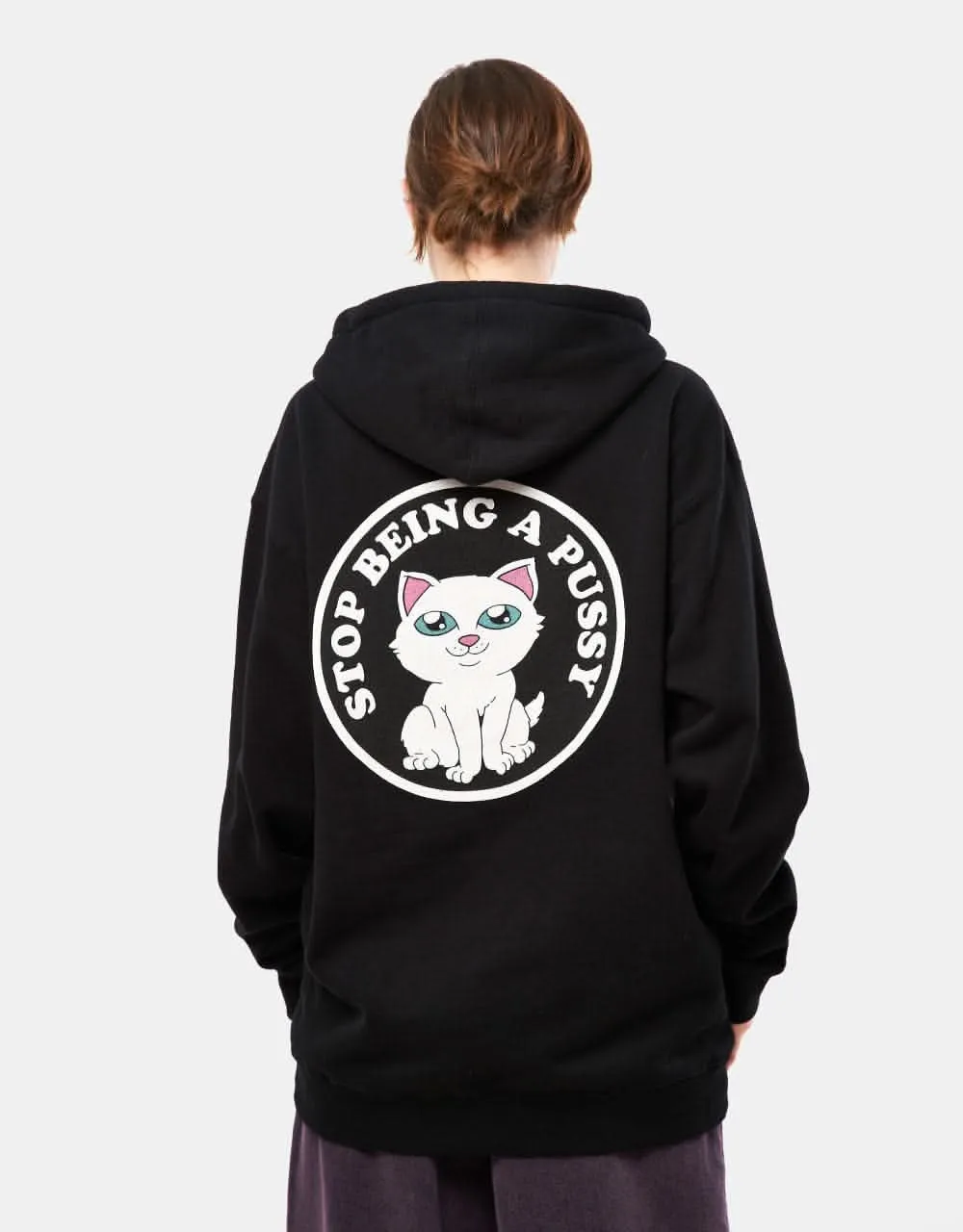 RIPNDIP Stop Being A Pussy Pullover Hoodie - Black