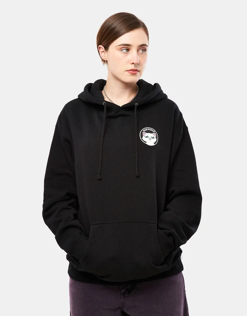 RIPNDIP Stop Being A Pussy Pullover Hoodie - Black