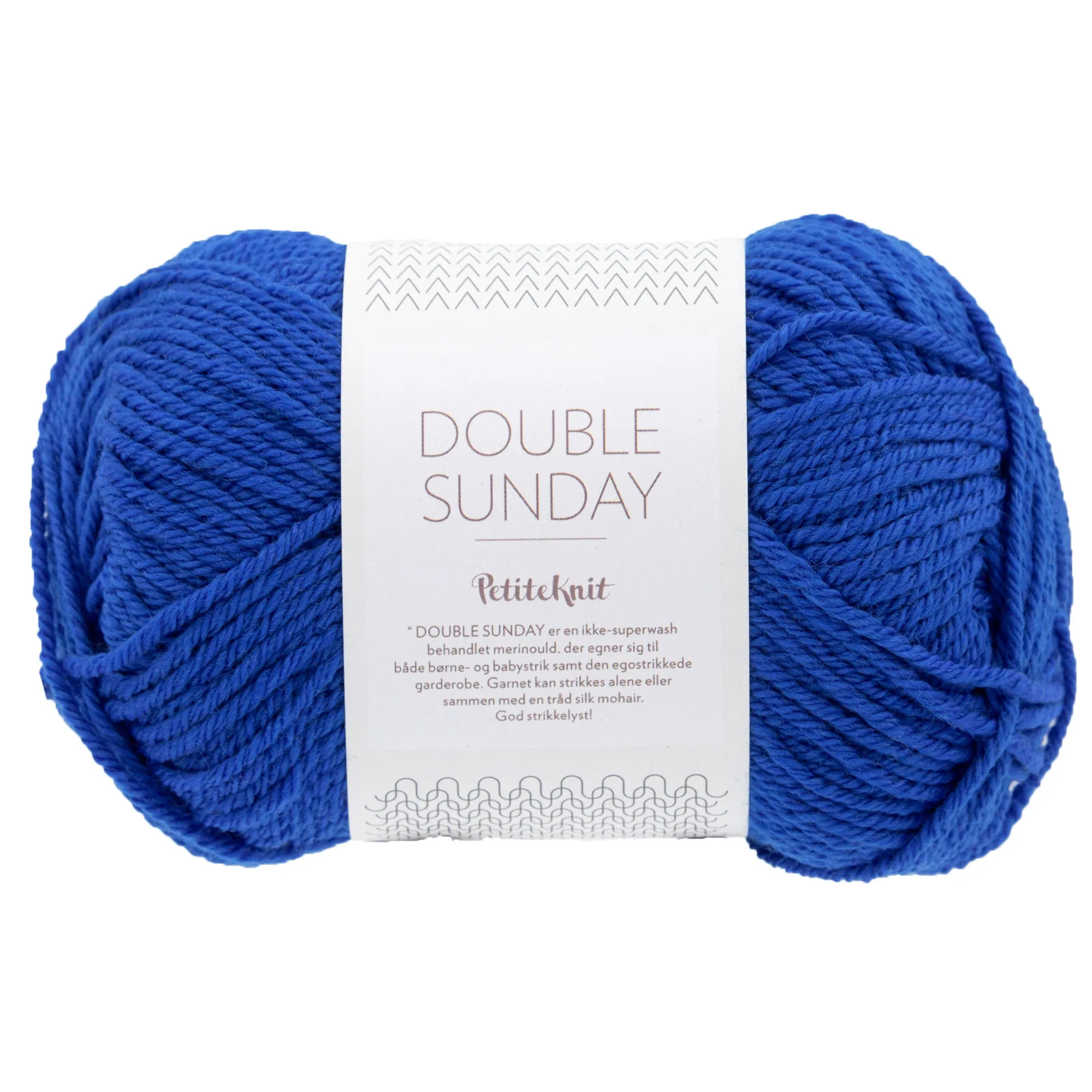 Sandnes Garn  Double Sunday Yarn - 6046 Electic Blue (Petite Knits Color Palette)