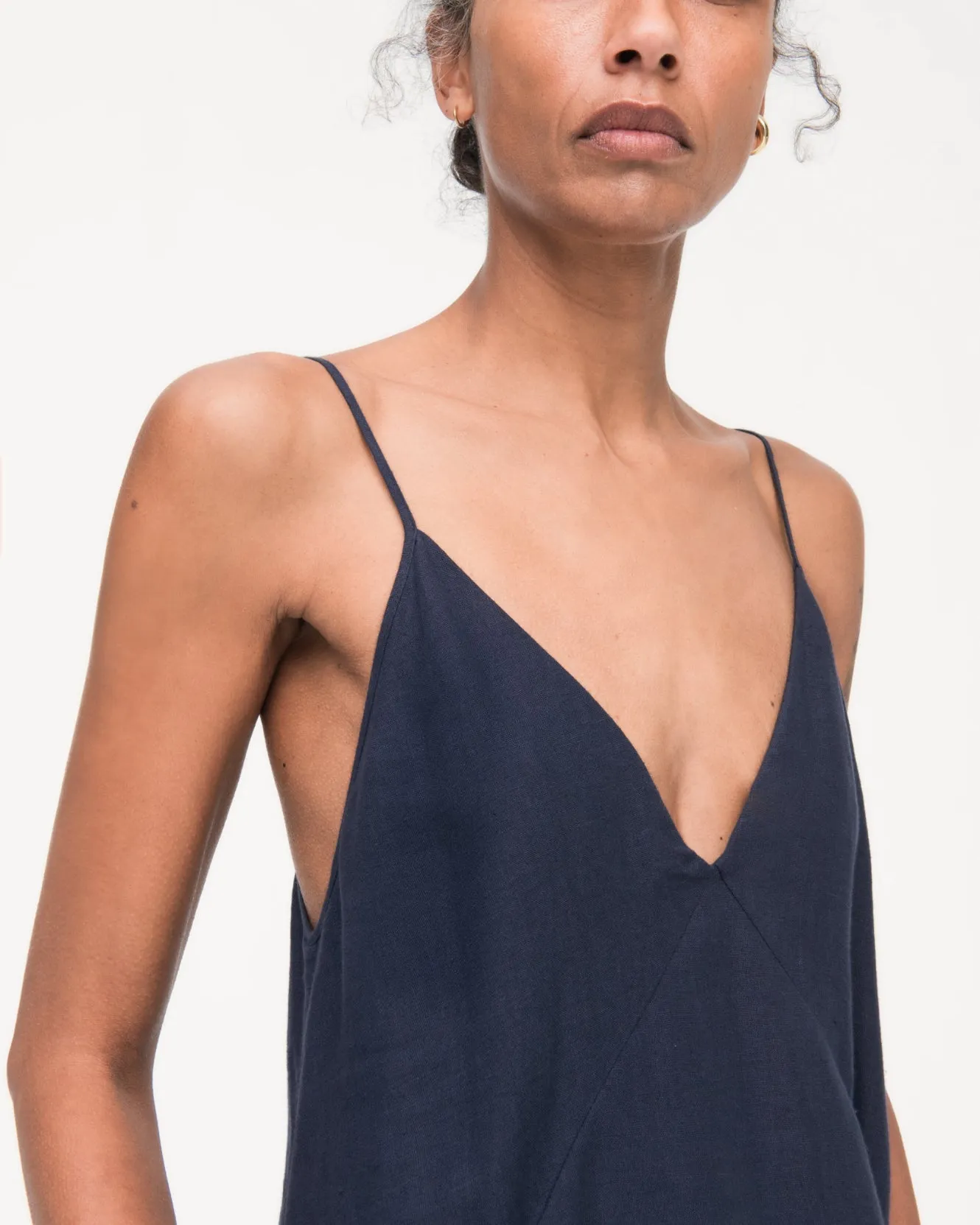 Seamed Slip Dress