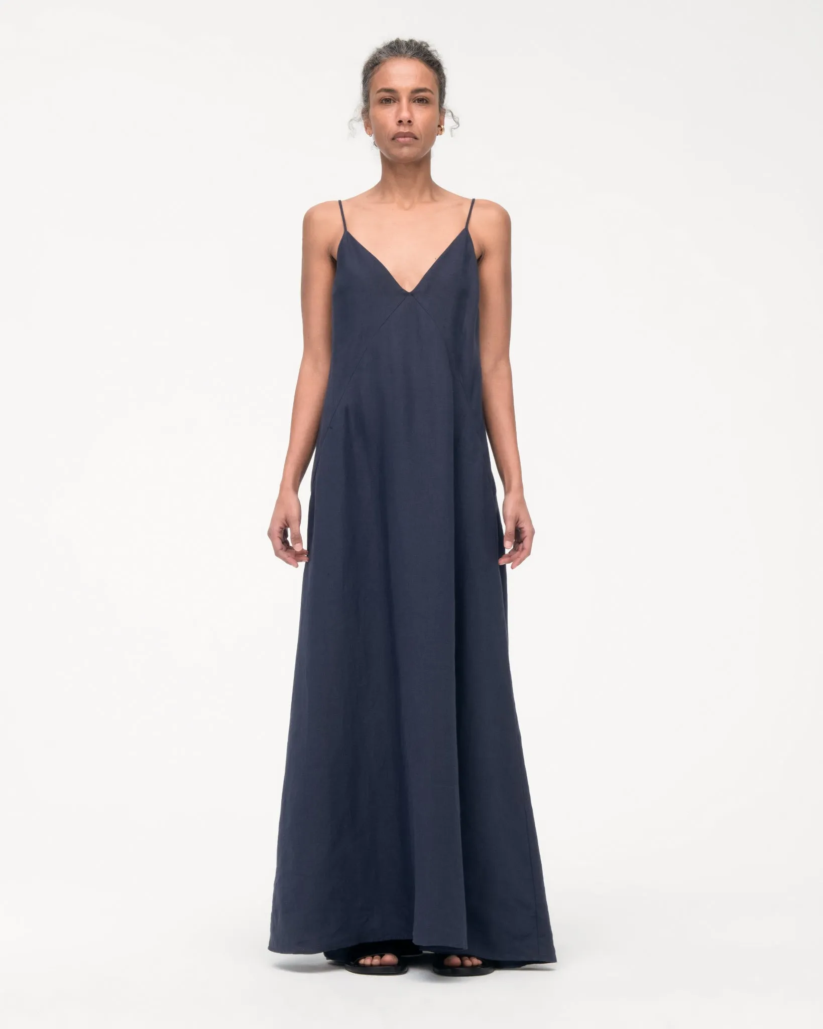 Seamed Slip Dress