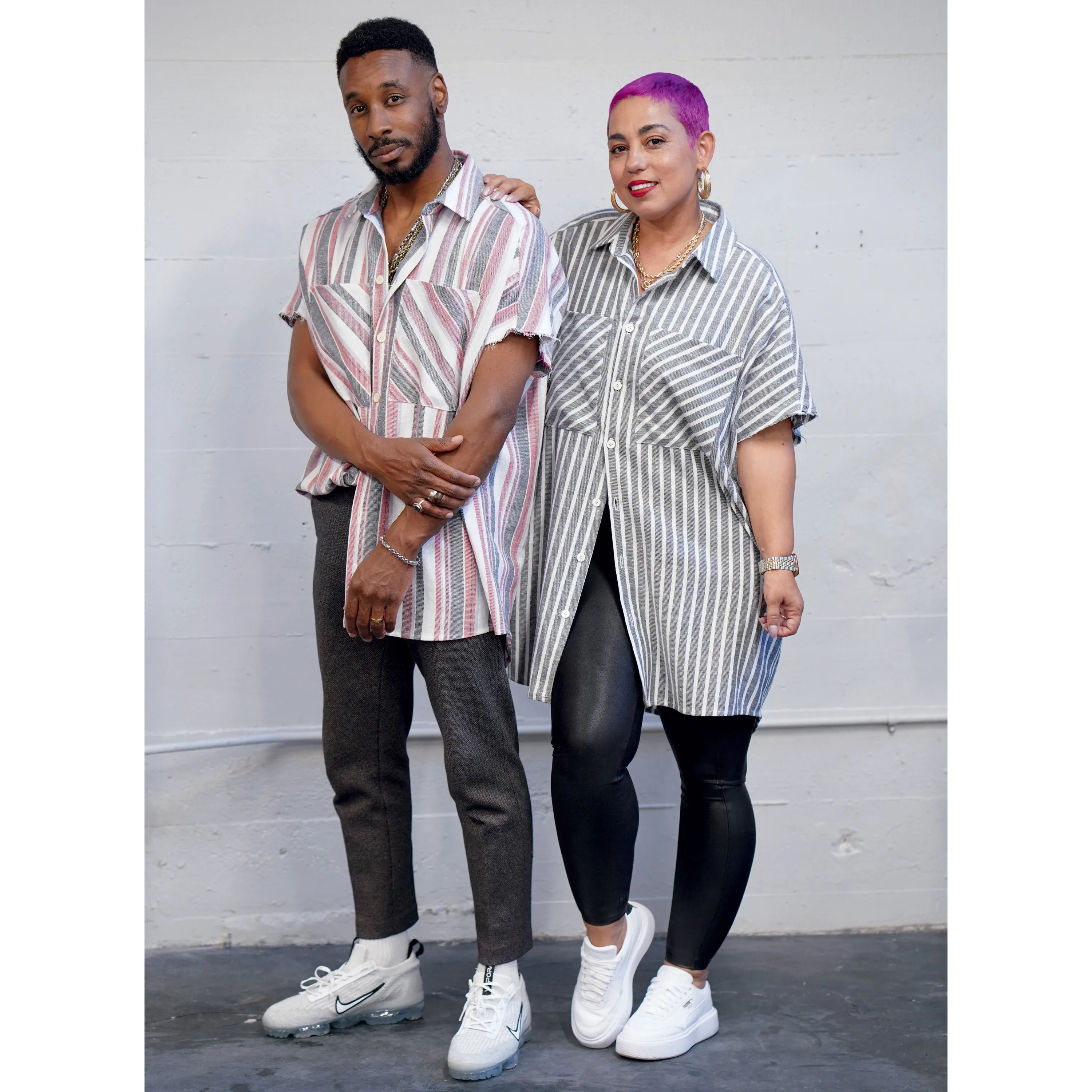 Simplicity Sewing Pattern S9554 UNISEX SHIRT IN TWO LENGTHS