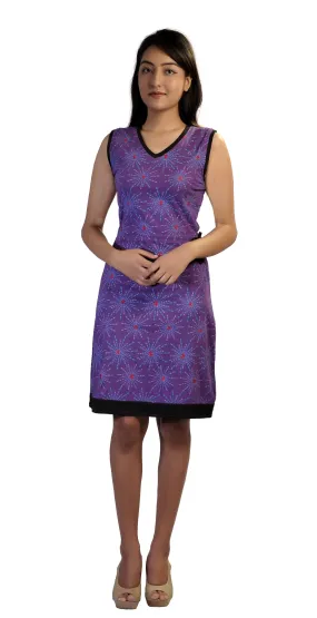 sleeveless-purple-dress-with-flower-prints