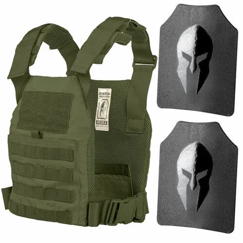 Spartan Armor Systems Omega™ AR500 Level III Body Armor Active Shooter Kit/Police Tactical Gear