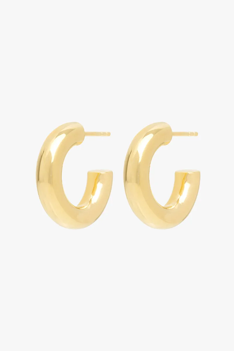 Statement chunky hoop gold plated (20mm)