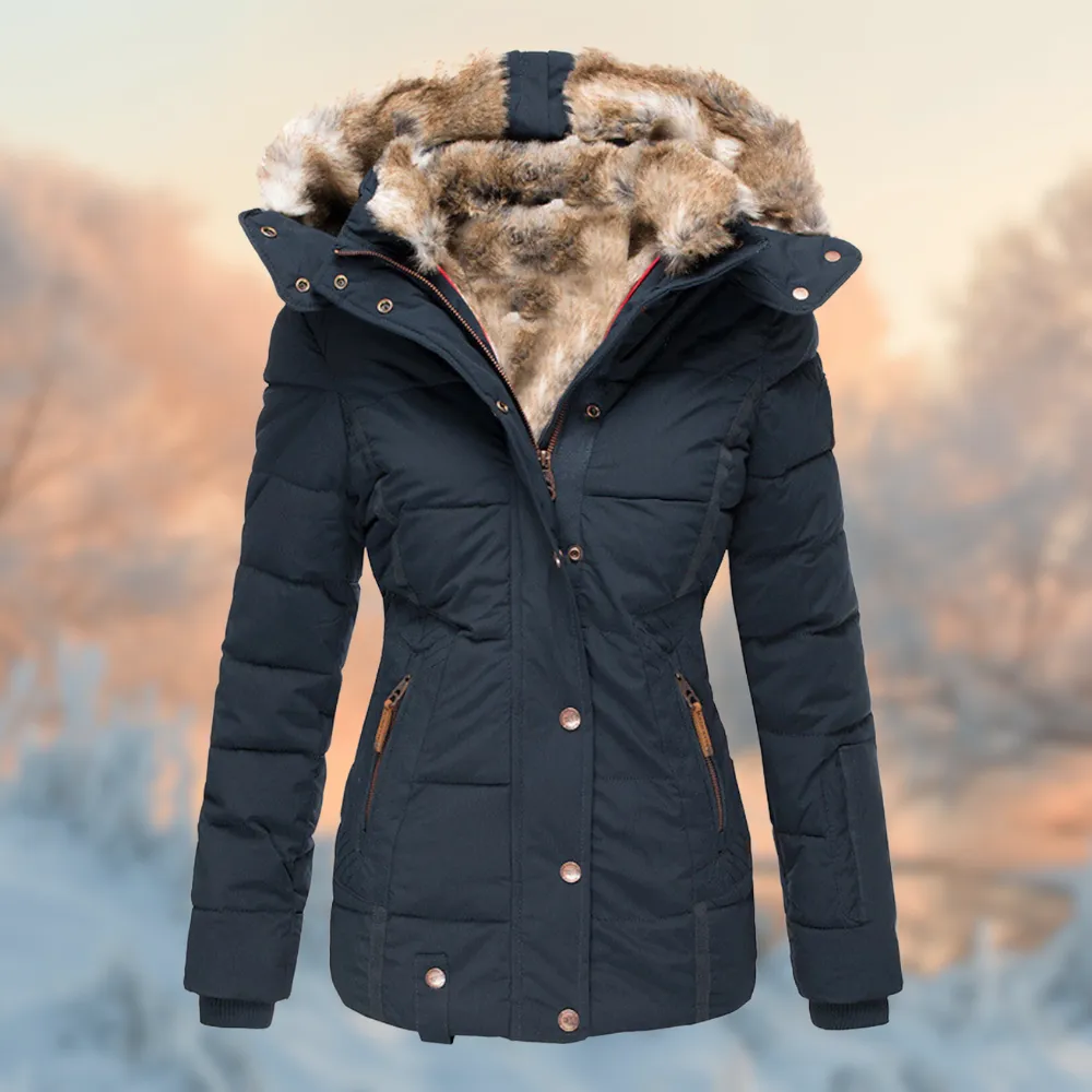 Stella Marie Parka | Lange waterdichte winterjas met fleece voering voor dames