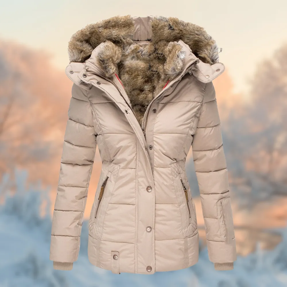 Stella Marie Parka | Lange waterdichte winterjas met fleece voering voor dames