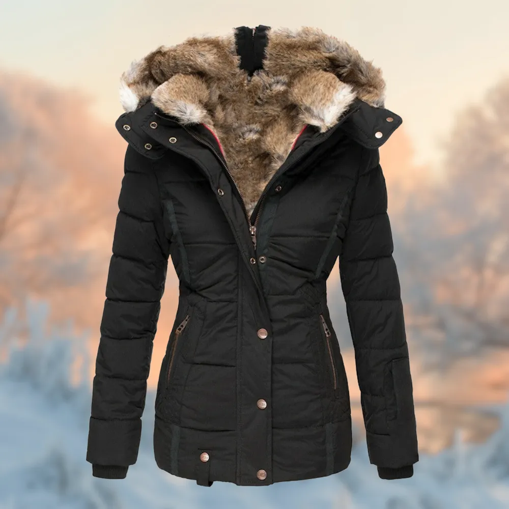 Stella Marie Parka | Lange waterdichte winterjas met fleece voering voor dames