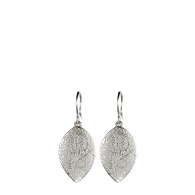 Sterling Silver Medium Paisley Earrings