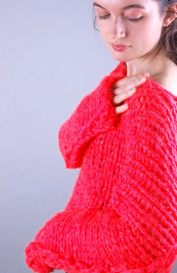 STRICK-BOX Leuchtend pinker oder neon grüner Pullover: Hingucker NEONI