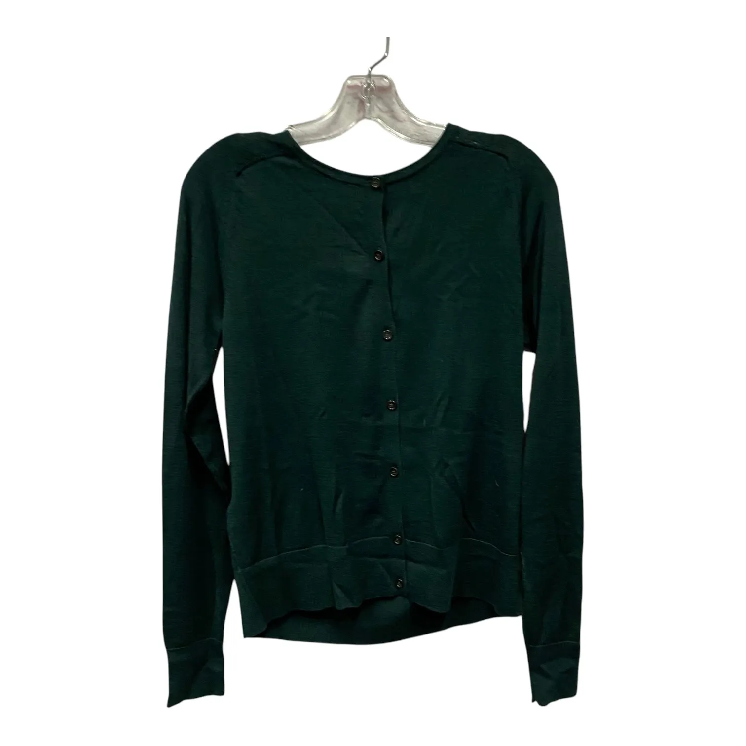 Sweater Cardigan By Loft In Green, Size:S