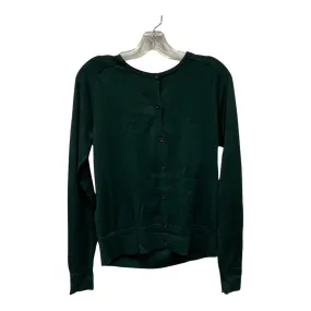 Sweater Cardigan By Loft In Green, Size:S