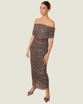 The Diaz: Leopard Midi Dress