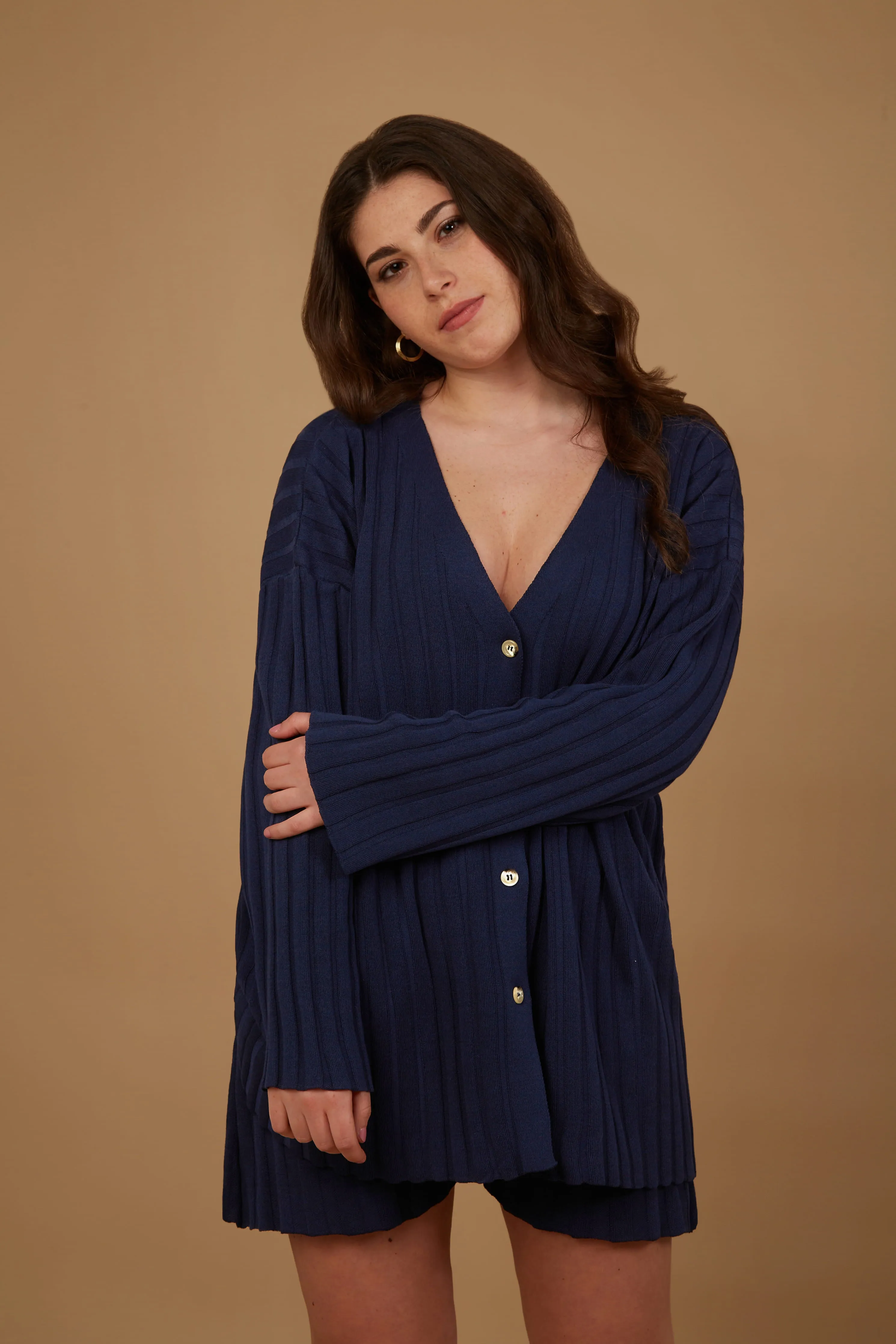 The Ophra Cardigan - Blu Royal