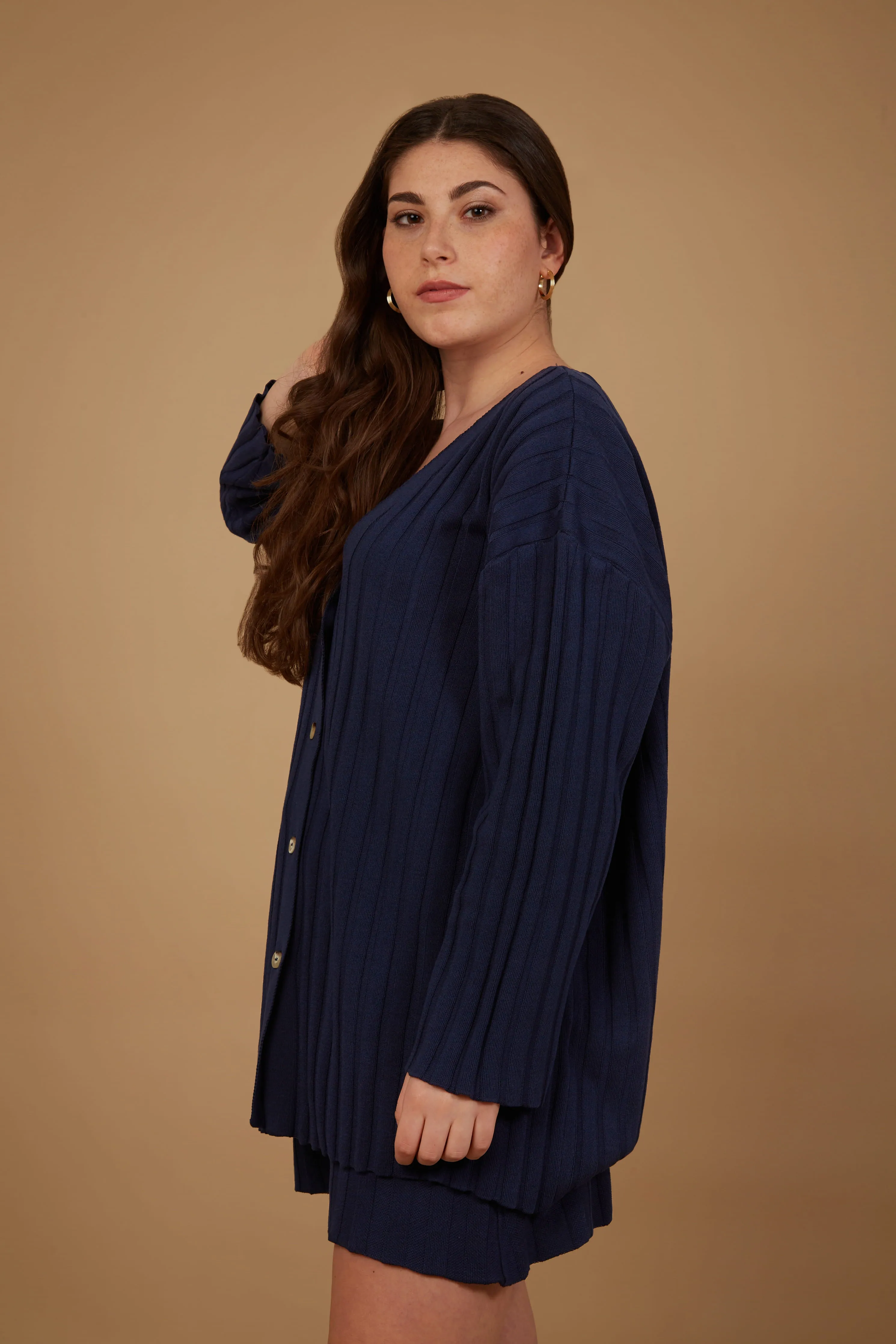 The Ophra Cardigan - Blu Royal