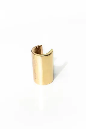 Tube Classic gold earring