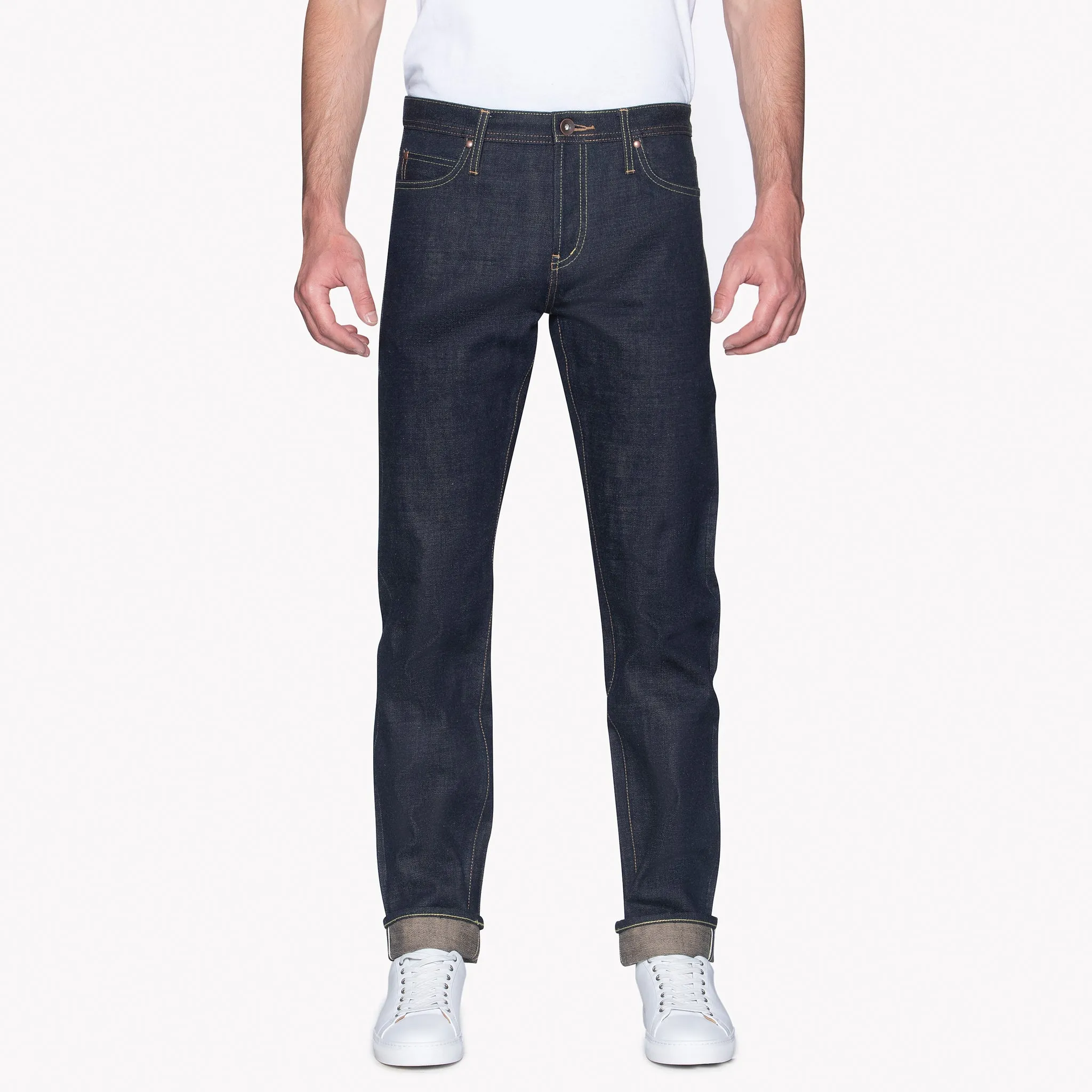 UB169 Skinny Fit - 18oz Slub Selvedge With Natural Seed Weft