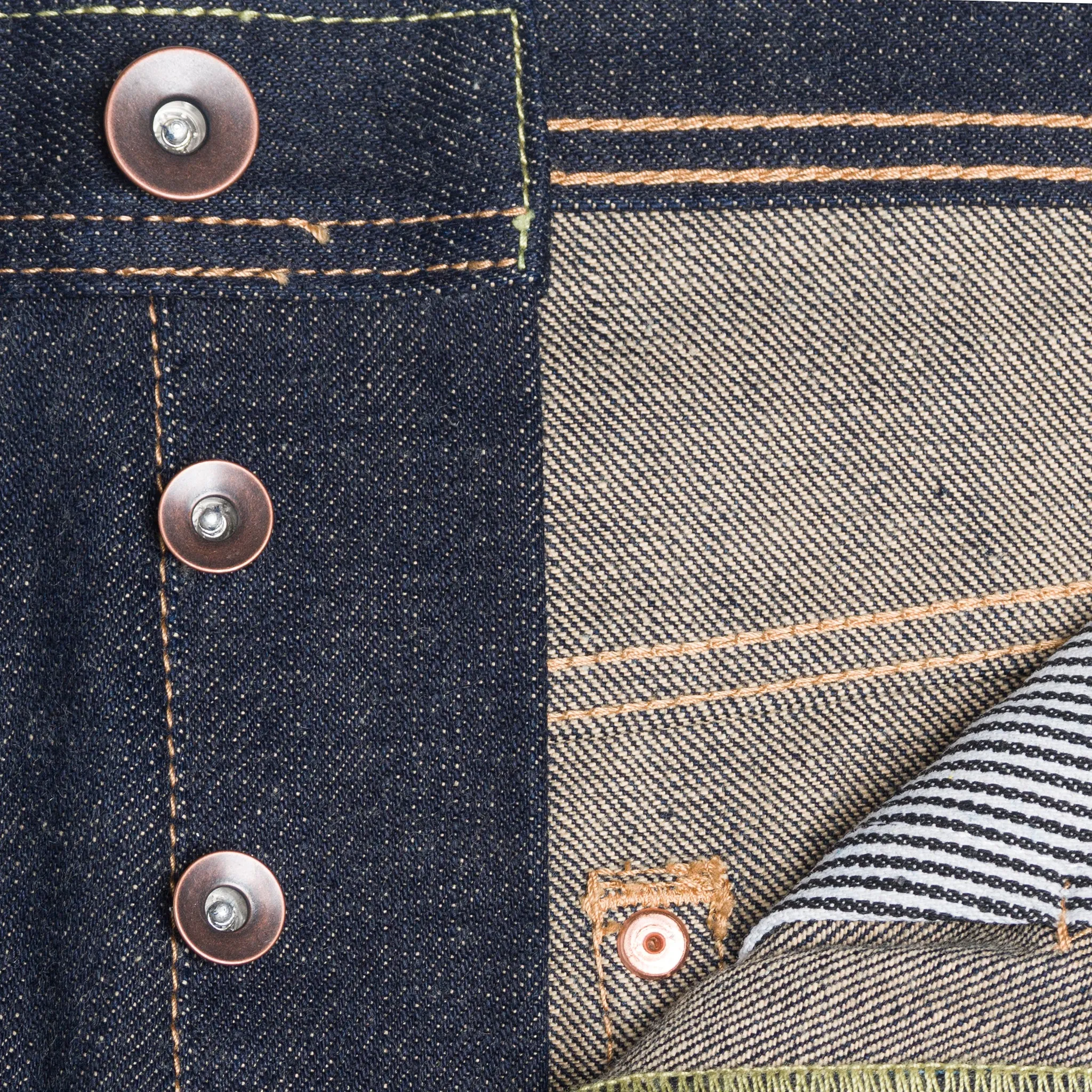 UB269 Tapered Fit - 18oz Slub Selvedge With Natural Seed Weft