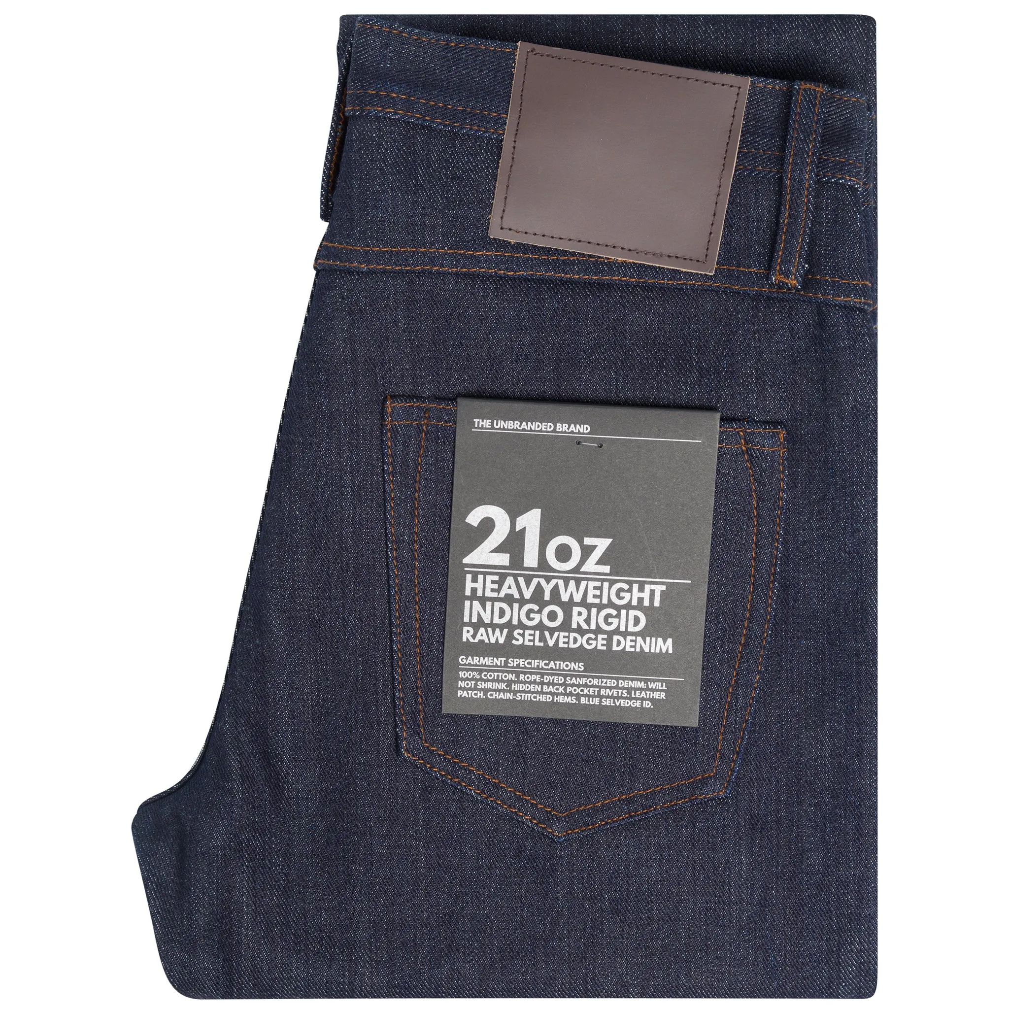 UB321 Straight Fit - 21oz Heavyweight Indigo Selvedge Denim