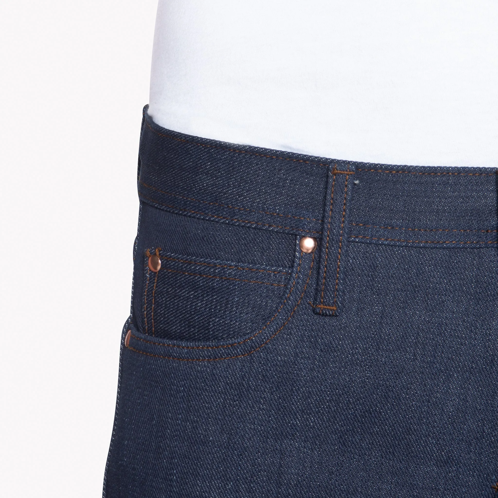 UB421 Tight Fit - 21oz Heavyweight Indigo Selvedge Denim