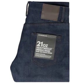 UB621 Relaxed Tapered Fit - 21oz Heavyweight Indigo Selvedge Denim