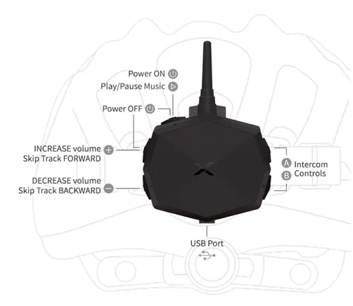 VELO - Casual Racer w/Jersey Pouch (E-series) : Cycling Intercom for Communication