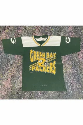 Vintage 1996 Green Bay Packers Scrimmage Tee- L