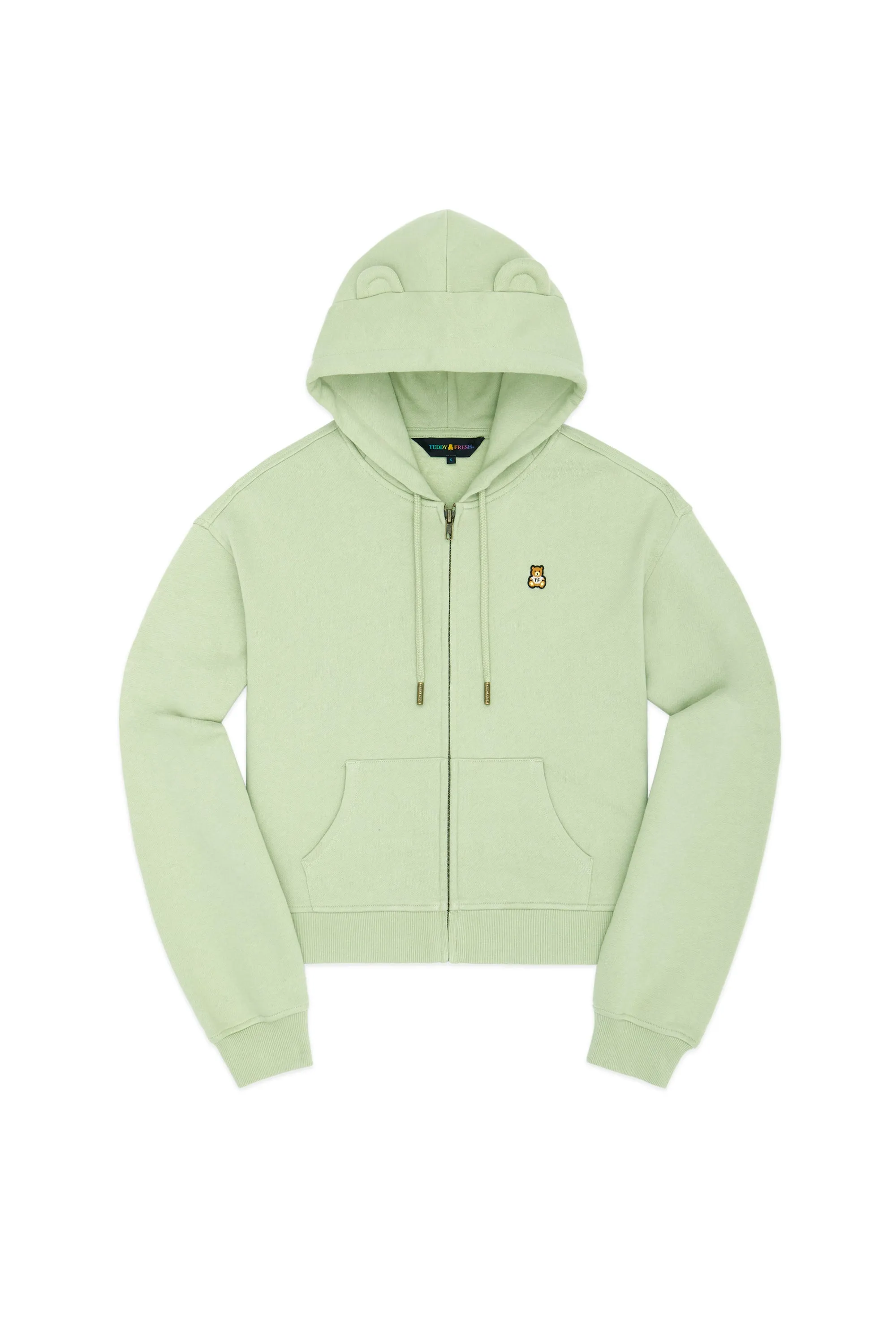 Women's Classic Bear Ear Zip Hoodie