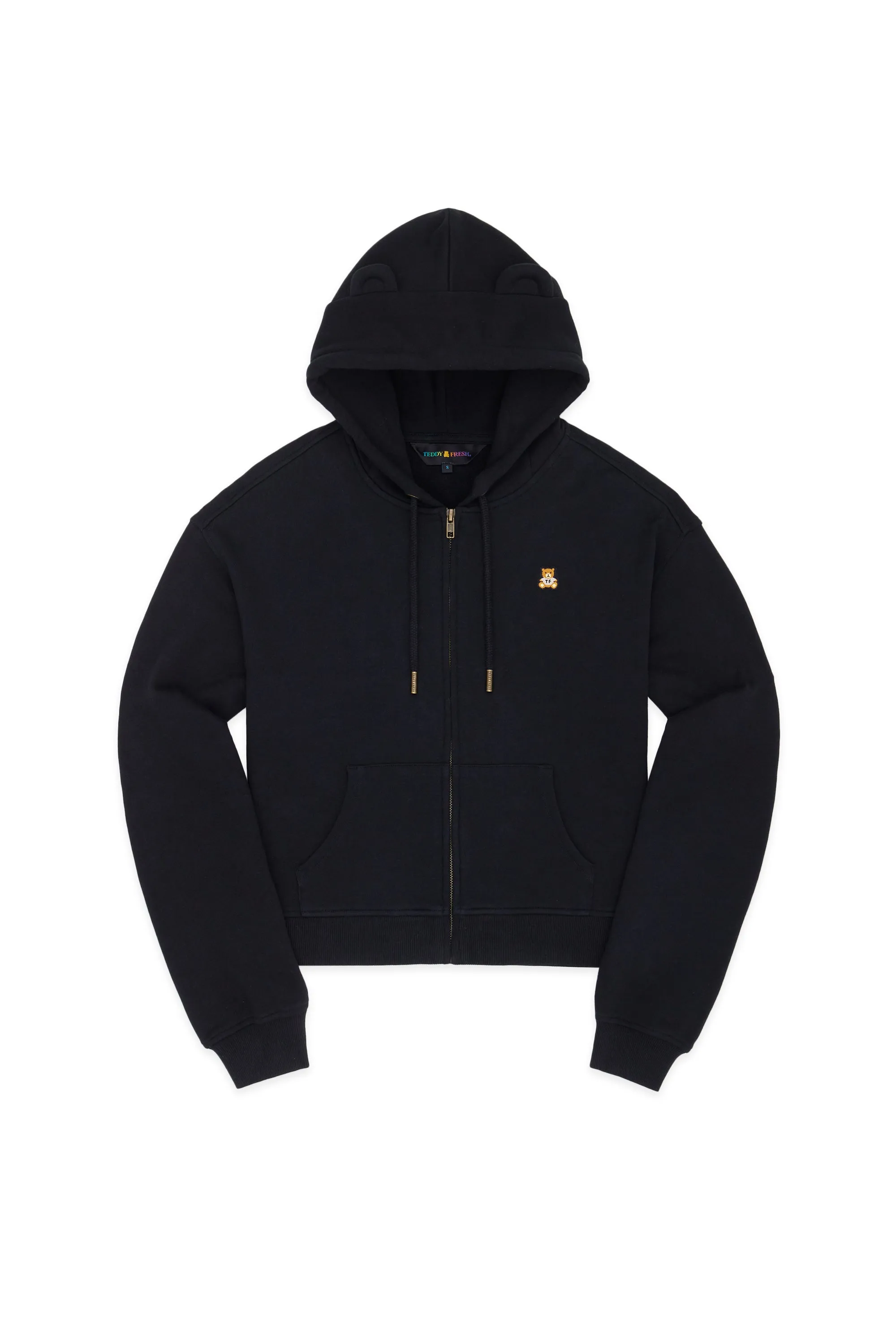 Women's Classic Bear Ear Zip Hoodie