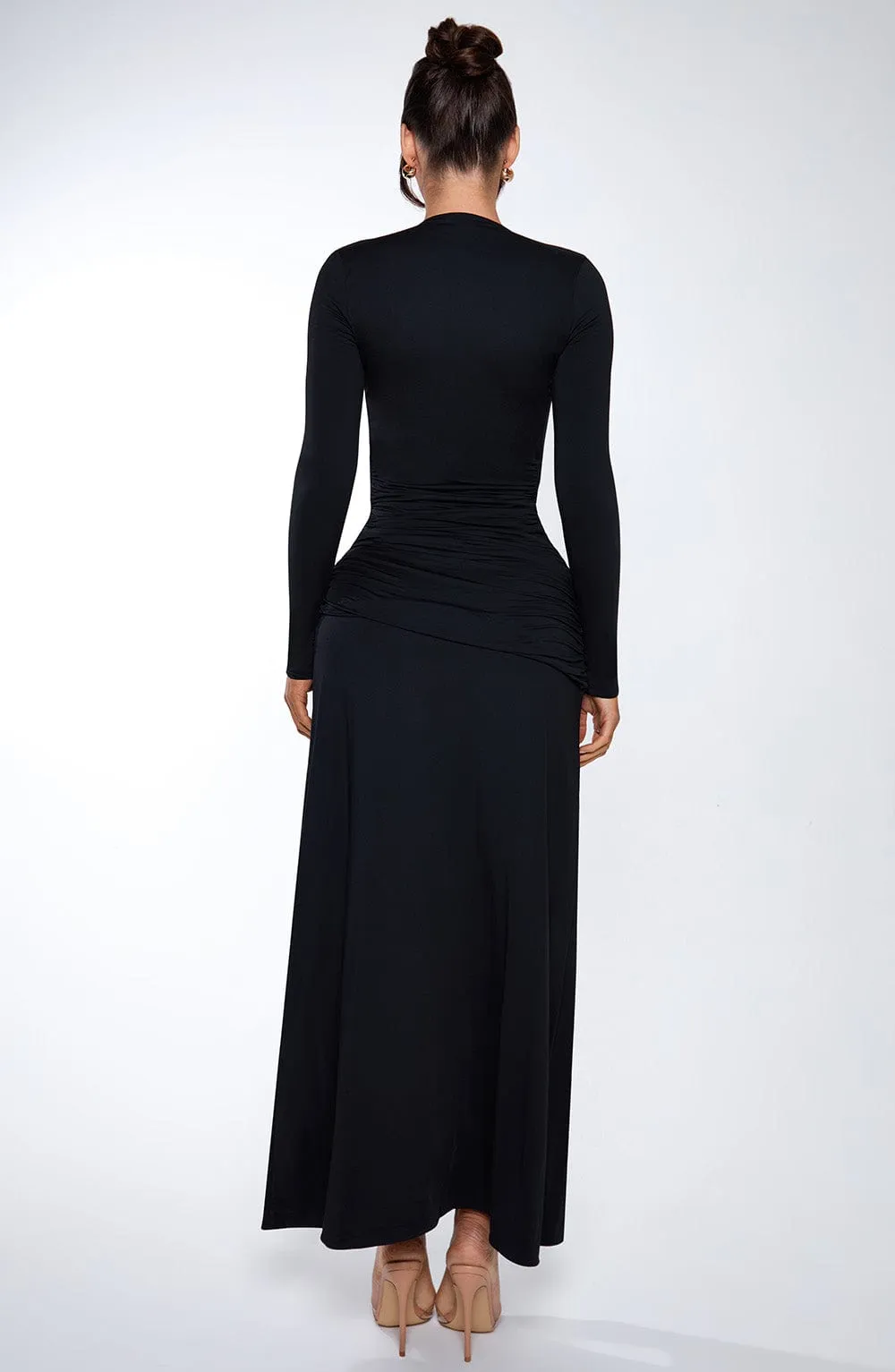 Ysabella Maxi Dress - Black